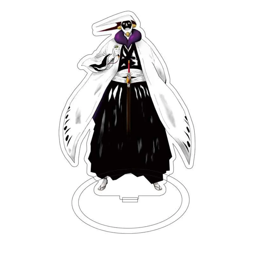 Trendy Anime Bleach Acrylic Stand Model Plate Kurosaki Ichigo Kuchiki Rukia Hitsugaya Cartoon Figures Standing Sign Holder Gift