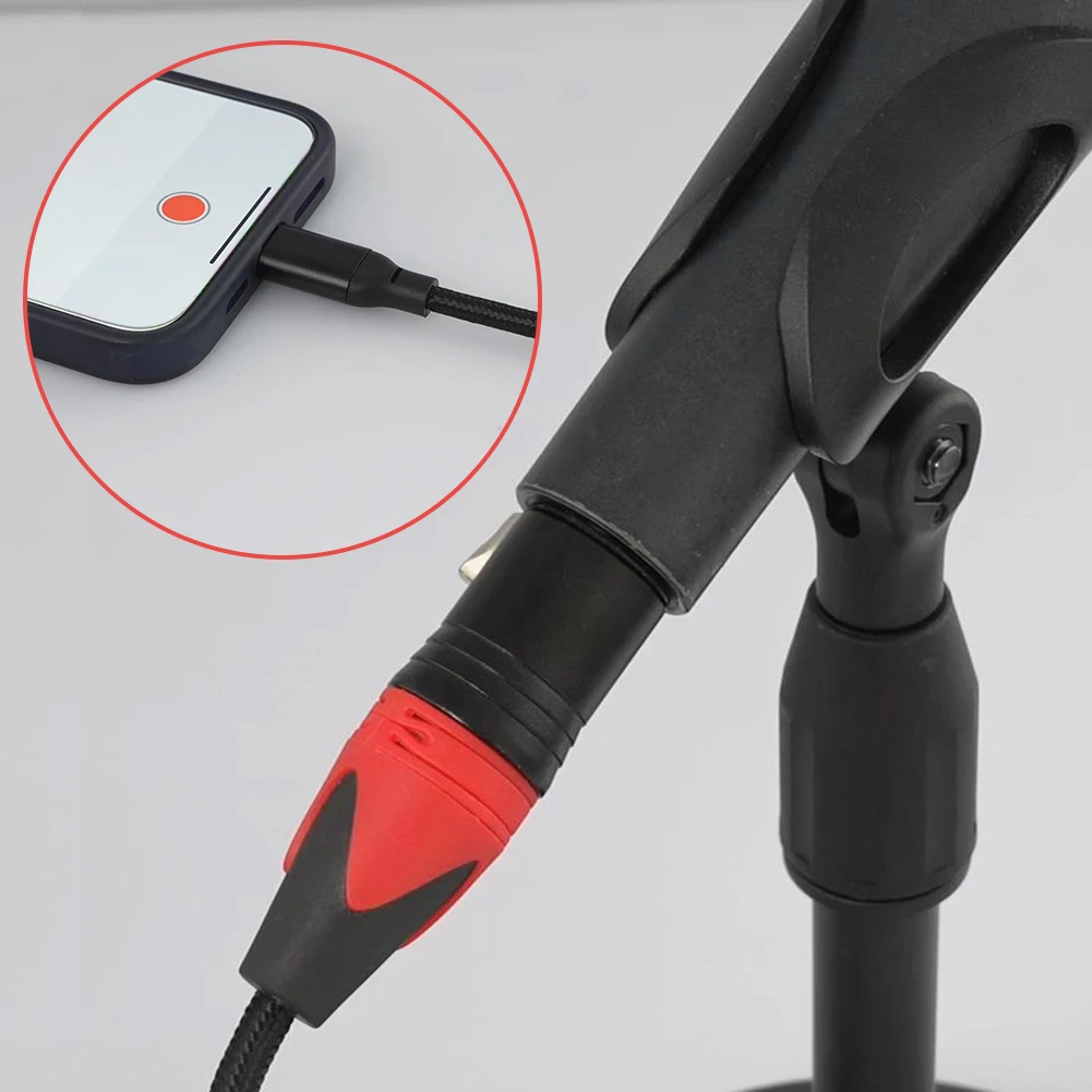 1/2/3M USB C To XLR Female Cable USB C To XLR Microphone Audio Cable USB C To XLR Female Microphone Cable for Audio Recording