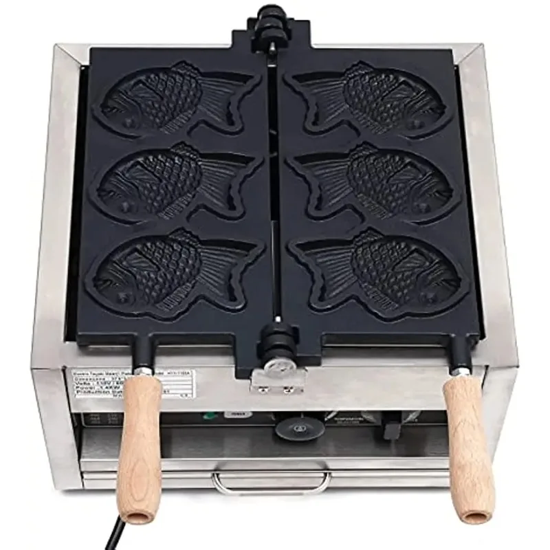 

Коммерческая вафельница Taiyaki с антипригарным покрытием, вафельница в форме рыбы