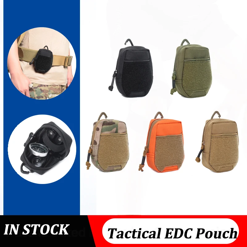 Bolsa tática edc molle carteira portátil chave moeda bolsa cintura fanny pacote de acampamento ao ar livre saco do fone de ouvido mini chave titular bolsa