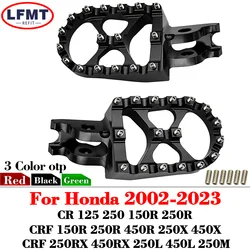 Motorcycle CNC Foot Pegs Rests Pedals Footpegs 2002-2023 For HONDA 450R 450X 250RX 450RX 250F 450L CR CRF 125R 150R 250R 250X