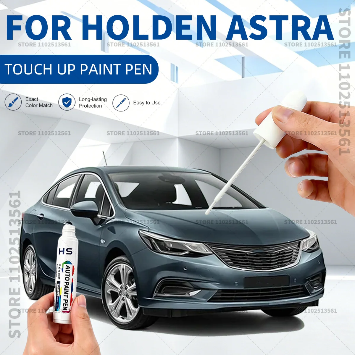 Automotive Paint Pen Car Scratch Remover Touch Up Repair Pen DIY Vehicle Paint Repair Tool Accessories For Holden Astra Black