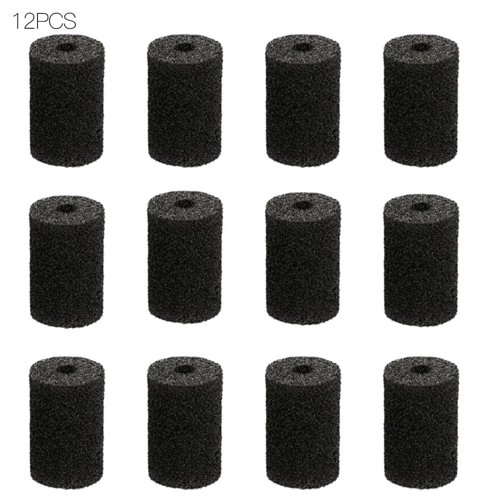 12pcs Replacement Tail Scrubbers Sponge Pool Hose Scrubbing Tool Swimming Pool Cleaning Supplies