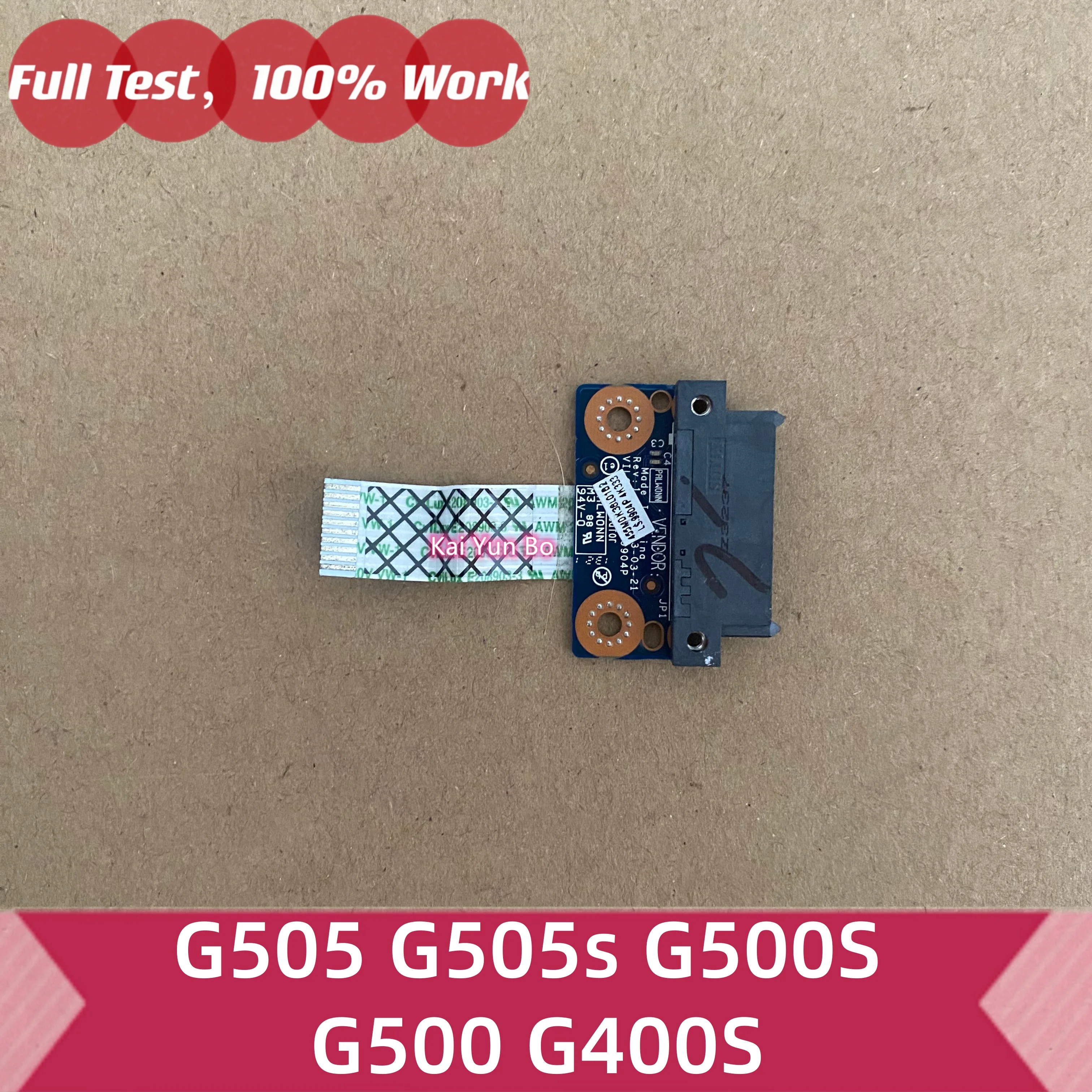 Placa Conectora de Unidade Óptica DVD ODD para Laptop LS-9904P NBX0001EE00 com Cabo para Lenovo G505 G505s G500S G500 G400S G400