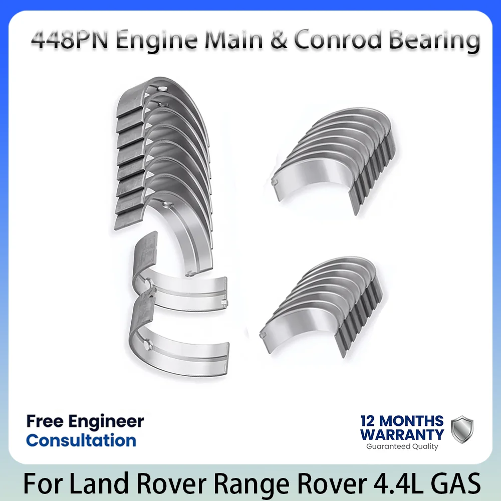 

Main & Rod Bearing Set OE 4464732 For Land Rover 448PN 4.4L 4.4 L T V8 GAS Engine Overhaul Repair Replacement Spare Parts 05-13