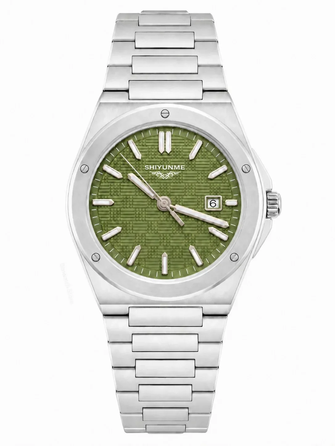 40MM 42MM Men's Automatic Mechanical Watch, 904L Stainless Steel Case, Full-Featured World Time, Folding Clasp