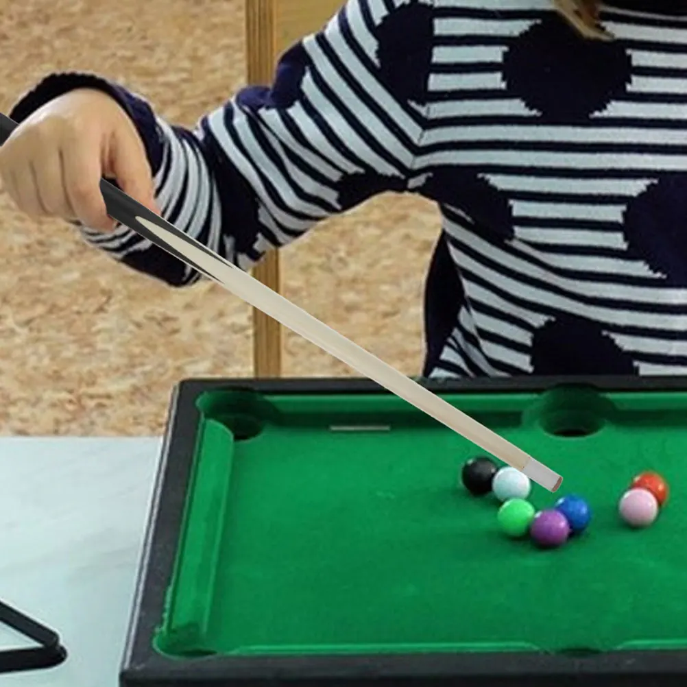 

5Pcs Short Pool Cues Mini Billiard Sticks Professional Wooden Set Easy Grip Skill Development Wood Pool Cue