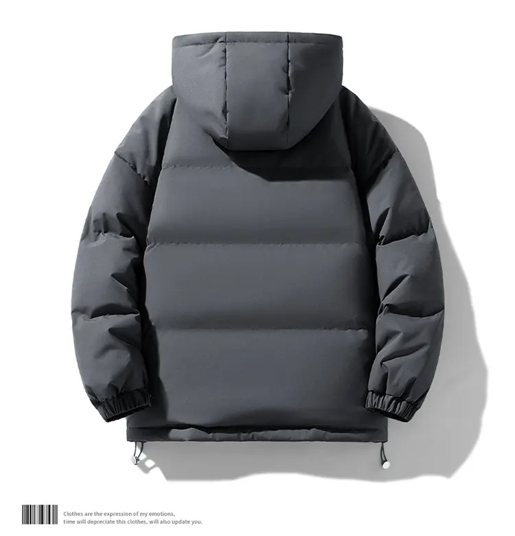 Men's Fashion Windbreaker Parka Coat Overcoat Windproof Casual Autumn Winter Warm Hombre New Male Jacket Streetwear Outdoors