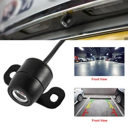 Auto Achteruitkijkcamera Zicht Achteruitrijden Auto Parkeermonitor Waterdicht 8 Led Nacht 170 Graden Hd Video Ronde Back-Up Camera