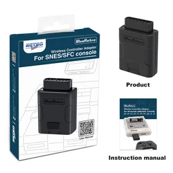 BlueRetro Super SNES Wireless Bluetooth Receiver Blue Retro