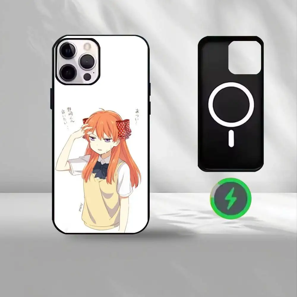Funda de teléfono G-Gekkan Shojo Nozaki-kun para iPhone17,16,15,14,13,12, funda protectora de carga inalámbrica, funda suave