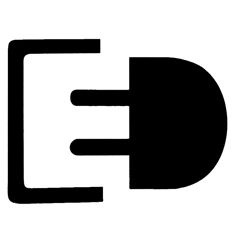 パーソナライズされた充電プラグバッジ,車の窓のバンパー,オートバイのアクセサリーの装飾,ビニールステッカー,15x12cm