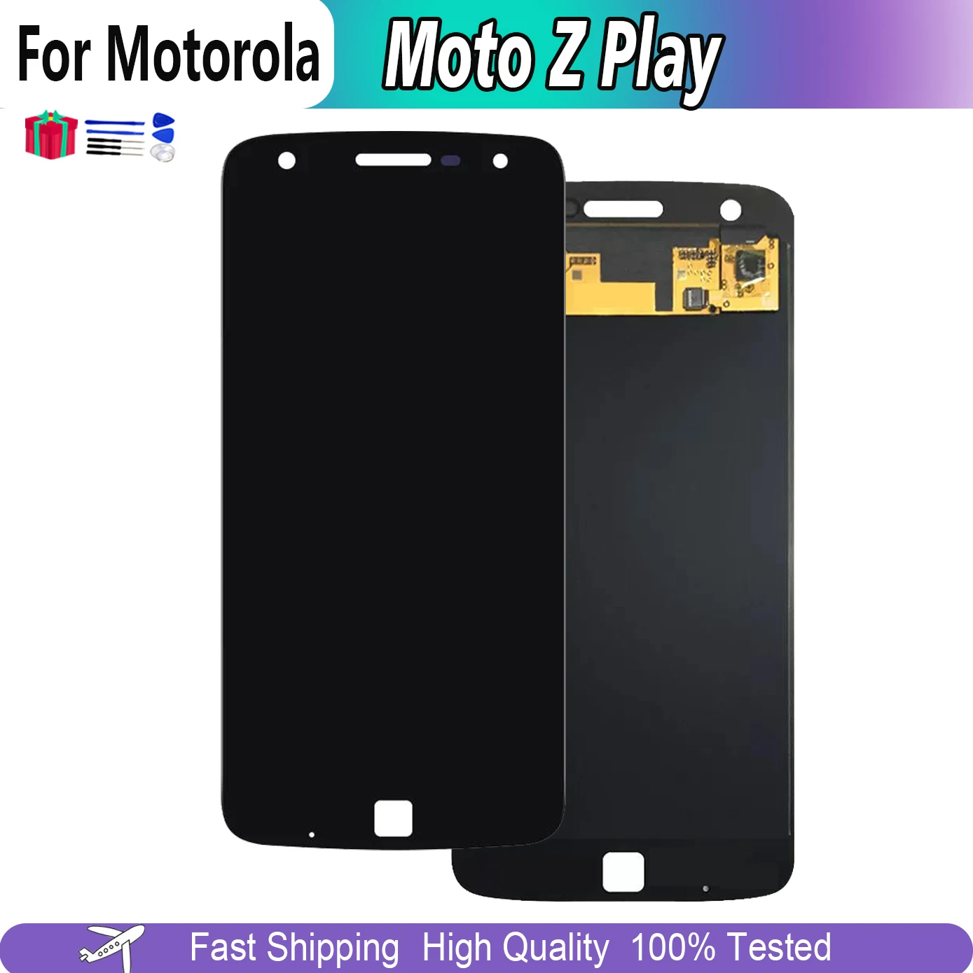 

Original 5.5" LCD For Motorola Moto Z Play XT1635 XT1635-02 XT1635-01 LCD Touch Screen Display Digitizer Full Assembly