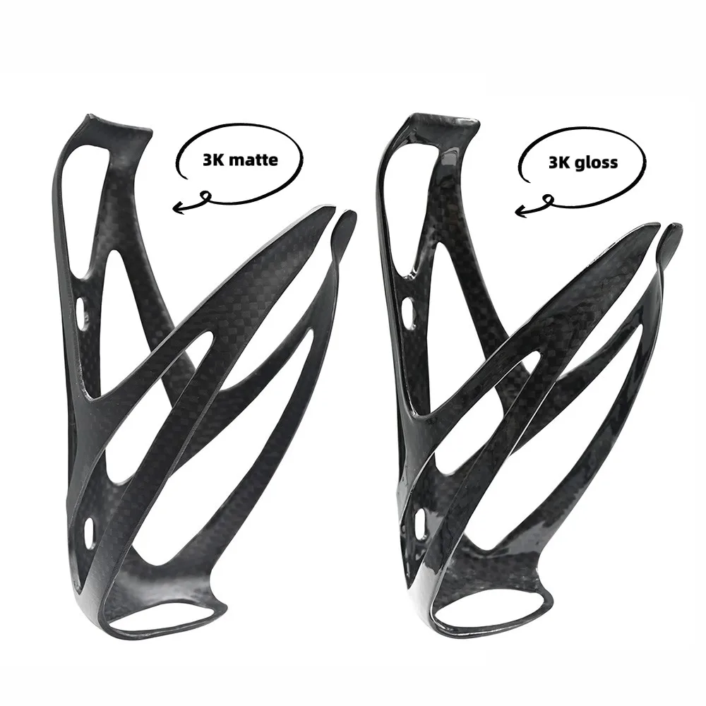 New 3K/UD Carbon Fiber Road Bike Bicycle Reliable Cycling MTB Drink Water Bottle Holder Cage Bottle Rack Bicycle Accessories