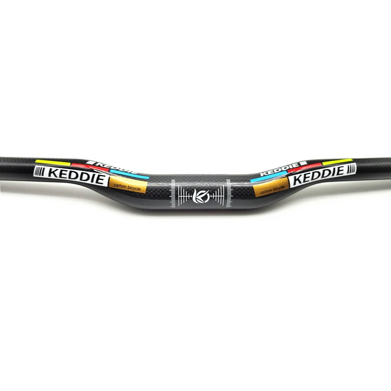 Full Carbon MTB Bike Handlebar 31.8*600-760mm Mountain Bicycle Handlebar T800 Carbon Lightweight Riser Flat Bar 3K Matte