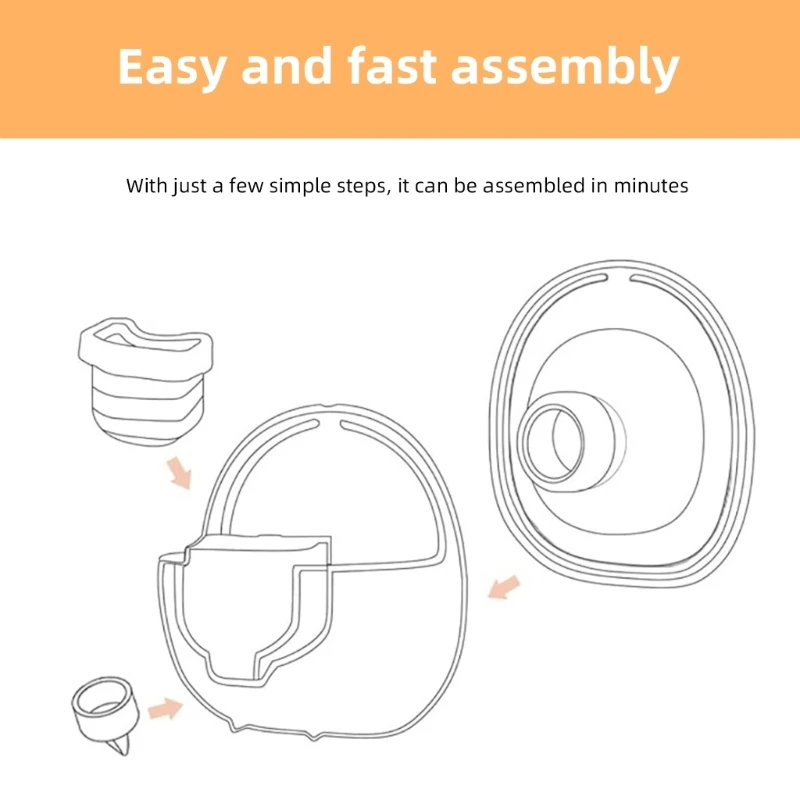 Set accessori per tiralatte con attacco efficiente. Copertura antipolvere per tiralatte elettrico S18/S21 Migliora