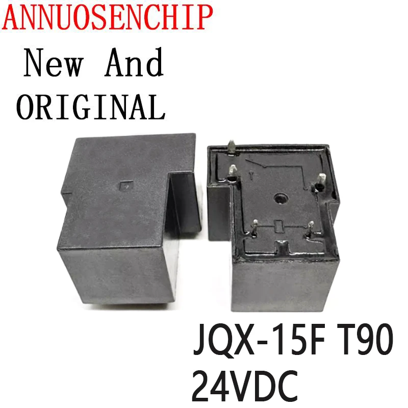 

5 шт. JQX-15F T90 30A 12VDC 24VDC маленькое электромагнитное реле JQX-15F(T90)-1H 4PIN