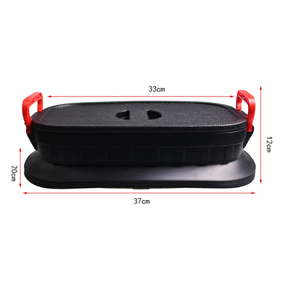 Car Trash Can Collapsible Portable Car Garbage Bin With Lid Retractable Car Waste Basket 18L Waterproof Auto Garbage Bag