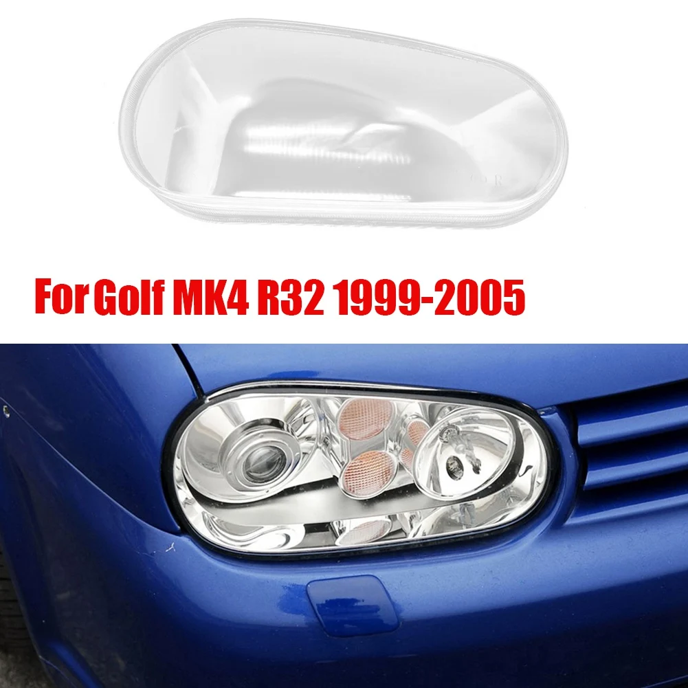 Right Headlight Lampshade Transparent Shell for VW Golf MK4 R32 1999-2005 head light lamp Housing Lens Protection Repair