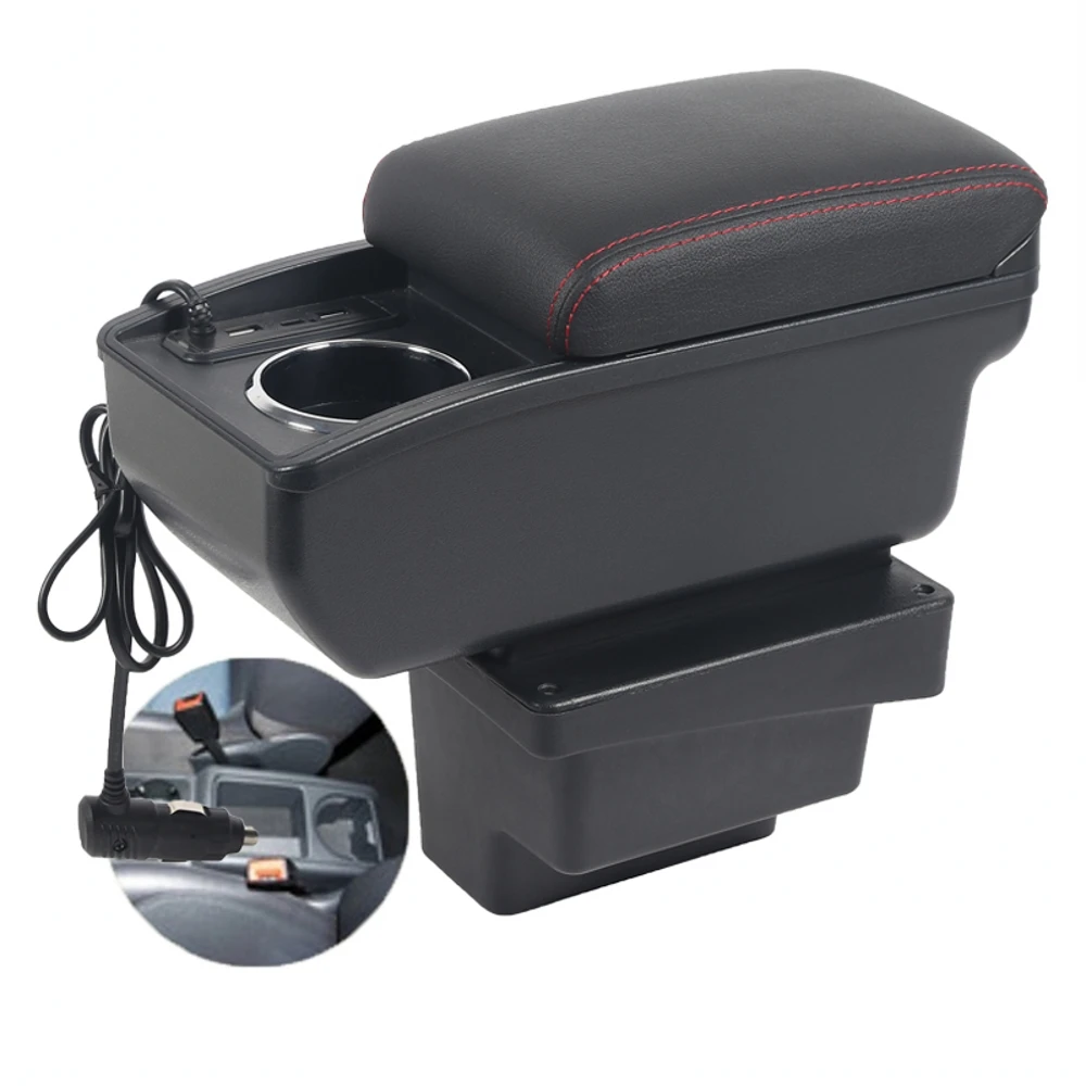 Car Tiguan Armrest box﻿ elbow support central content store case console storage