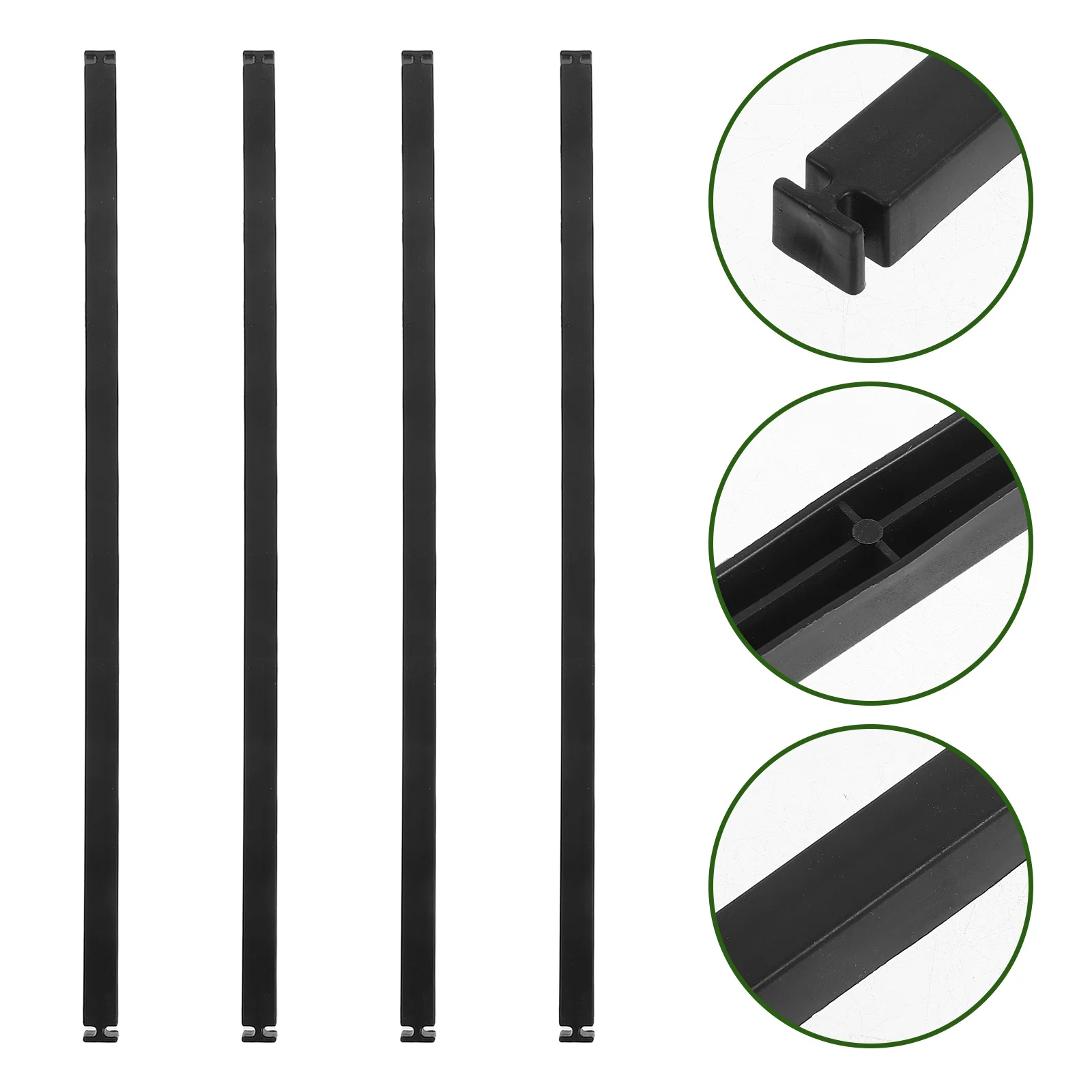 

4pcs Balcony Vegetable Box Accessories Pull Rod For Deck Planter Brackets Space-Saving Rail Planters Outdoor Garden Holder