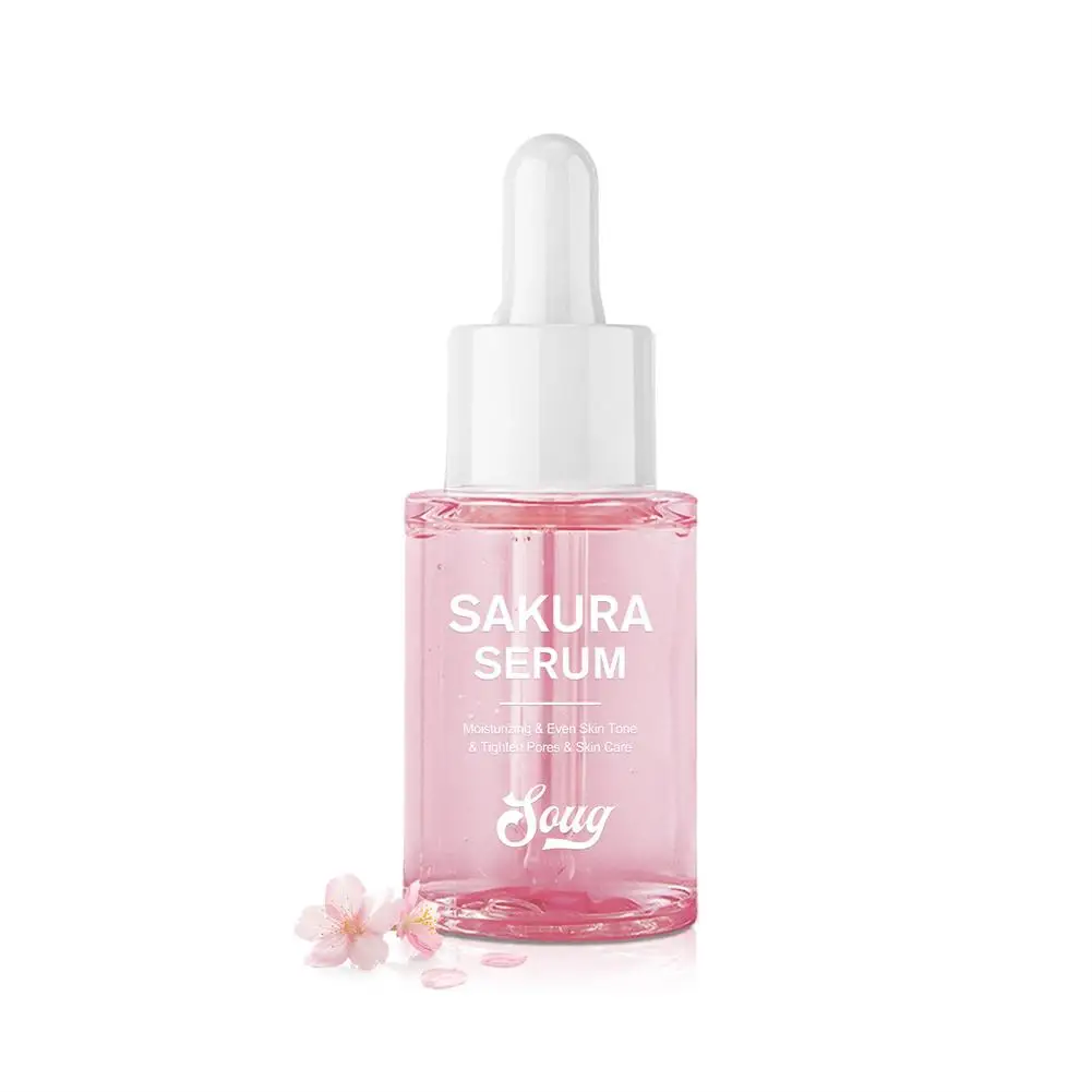 Soug-esencia facial de flor de cerezo para mujer, productos cosméticos hidratantes, nicotinamida, antiarrugas, Y3o9, 30ml