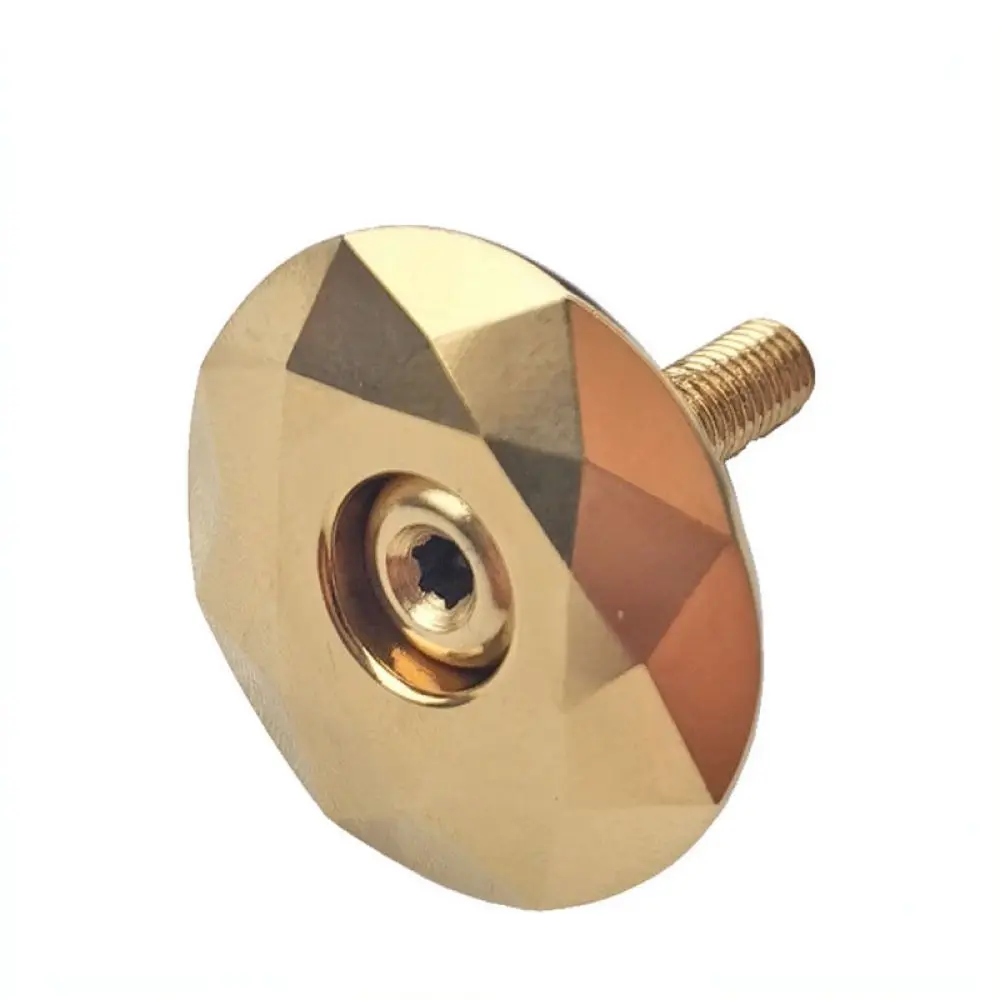 Diamond Style Headset Cover For Mi Xim Aluminum Alloy Bike Stem Cap Colorful Cycling Component With Mounting Screw