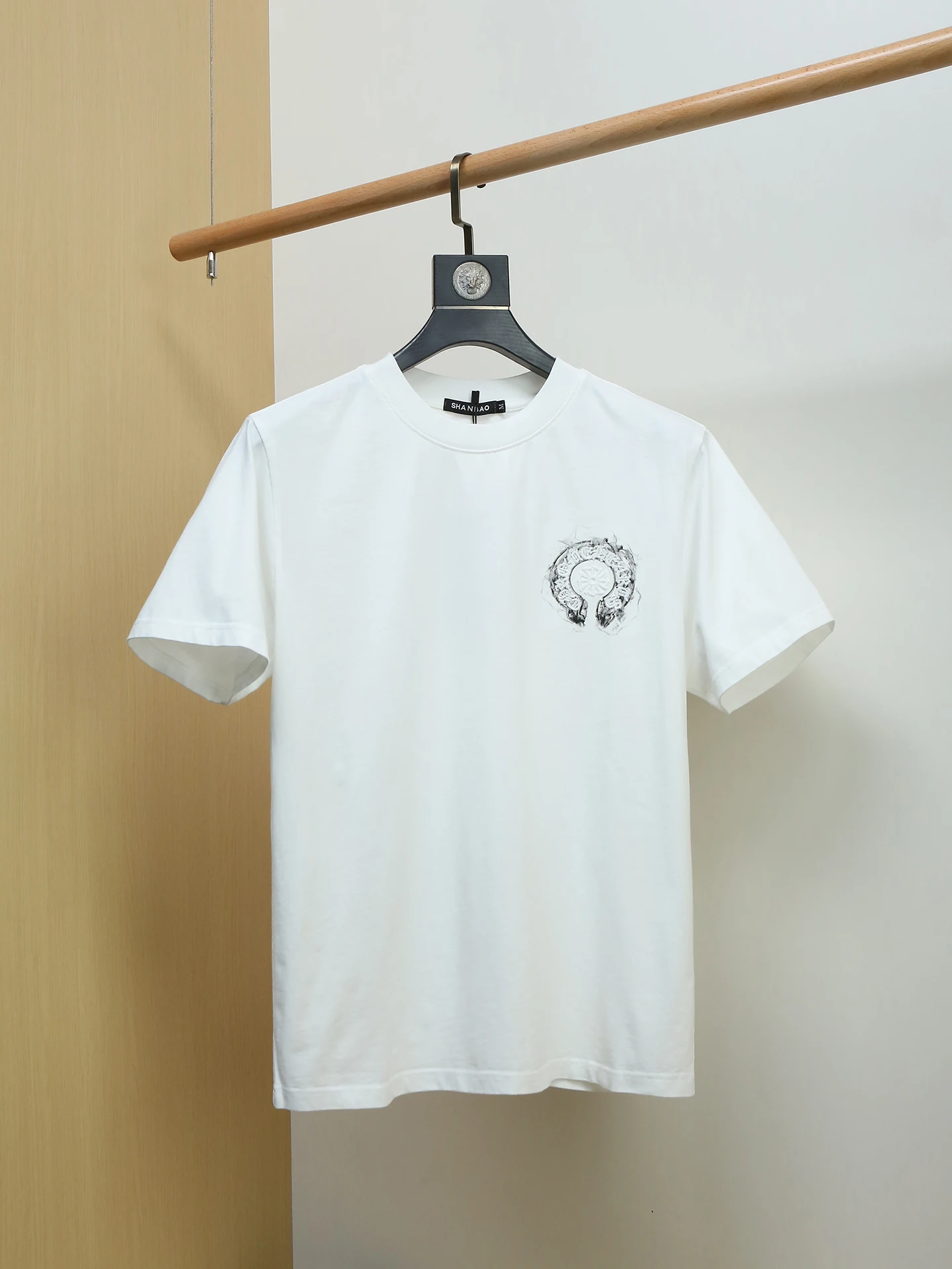 European Style Pure Cotton Short Sleeve T-Shirt Men's Summer New Fashion Loose Versatile Half Sleeve Youth Stylish Body Tee