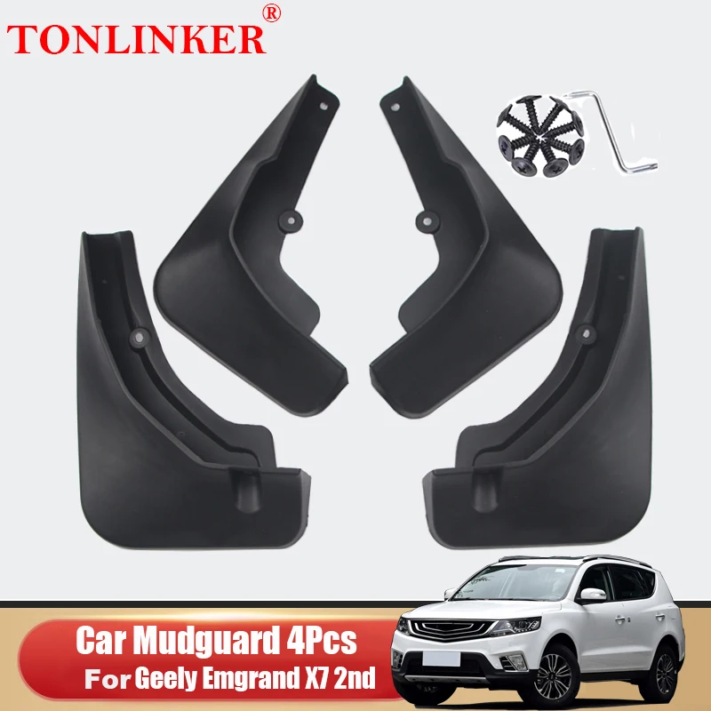 

Car Mudguard For Geely Emgrand X7 2nd 2019-2021 Front Rear Mud Flaps Mudguards Splash Guards Fender Mudflaps 4Pcs Accessories