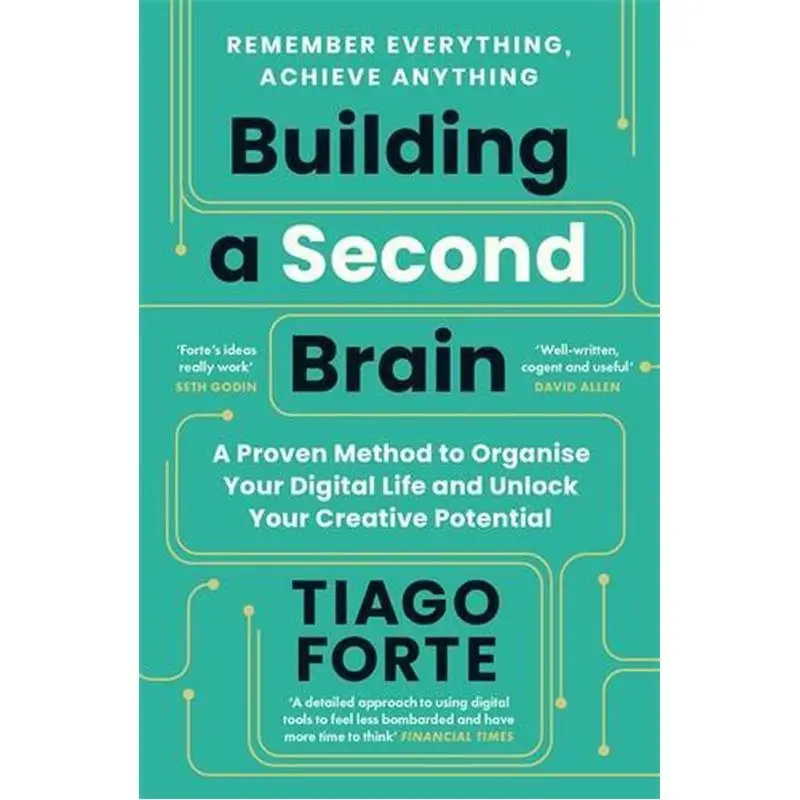 Building A Second Brain  A Proven Method To Organise Your Digital Life And Unlock Your Creative Potential 9781800812222