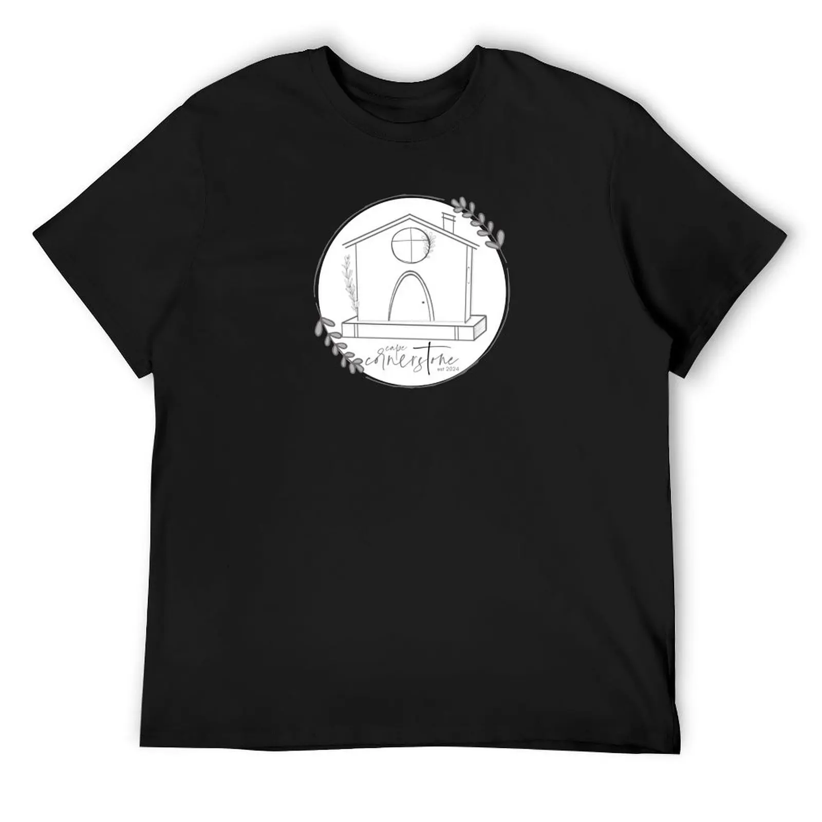 Cape Cornerstone House + Book T-Shirt plus size clothes graphic t shirts cute clothes mens workout shirts