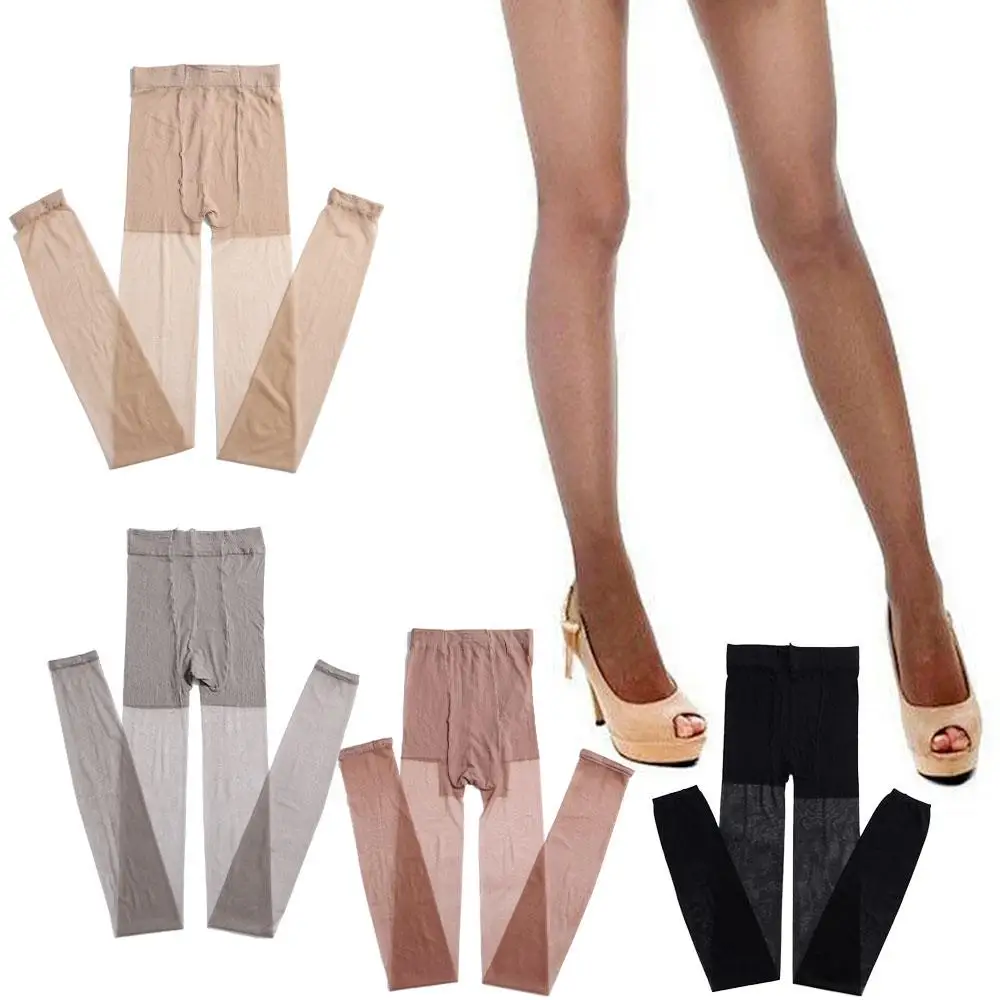 

Black Grey Nude Coffee Women Sexy Sheer Ultra-Thin Tights Pantyhose Stockings Fashion Open Toe Pantyhose