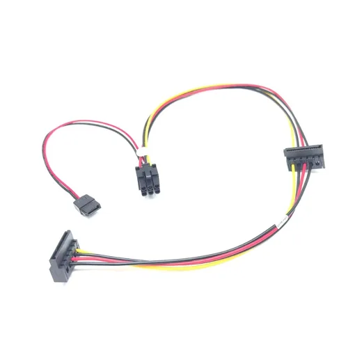Cable de alimentación para unidad de DVD SSD SATA HDD de 6P a 2 15P para ordenador Prodesk 280 282FG3 290 G1 600 680 800 400 480 G1 G5 G3 G4 G5 G7 SFF
