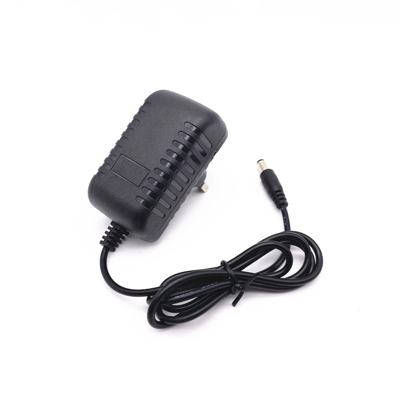 Catu Daya Telepon 8V 500mA Pengukur Inggris 8V 0, 5a Steker Inggris Pengisi Daya DC 5.5*2.1Mm