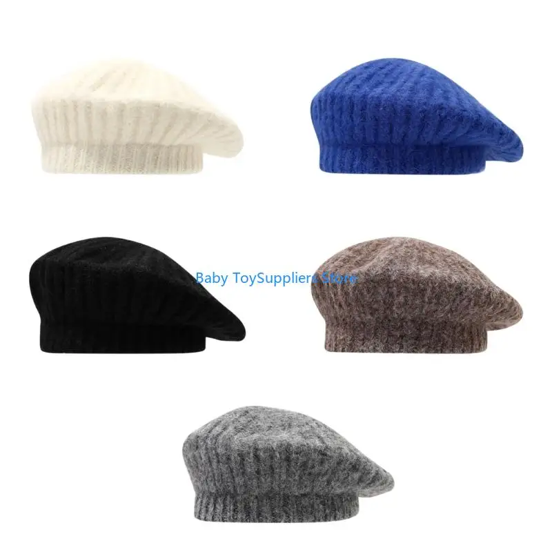 

R1WF осенне-зимний берет из полушерсти, легкий головной убор, зимняя шапка, удобная повседневная одежда для активного отдыха