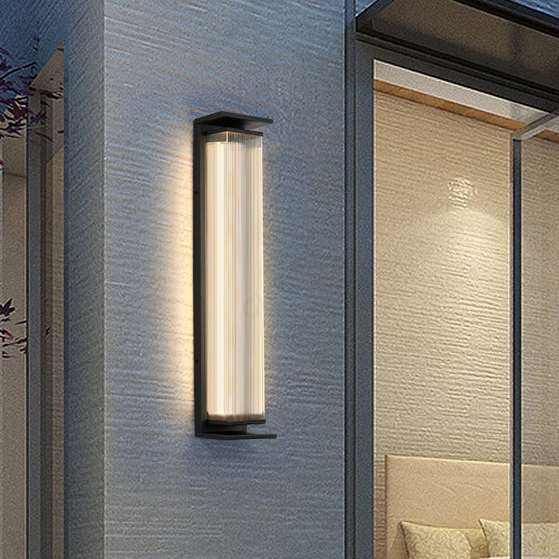 Modern Simple LED Outdoor Waterproof Wall Lamp Villa Courtyard Terrace Door External Wall Lighting Lamps