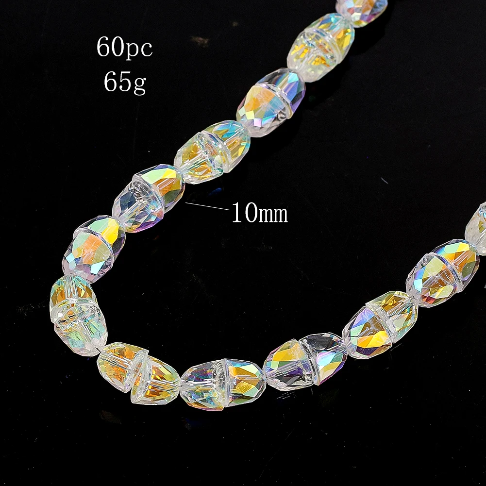 25pcs AB Colorful Bell Shape Crystal Glass Bead Loosel Spaced Crystal Beads DIY Necklace Bracelet Jewelry Making Home Decor image 3