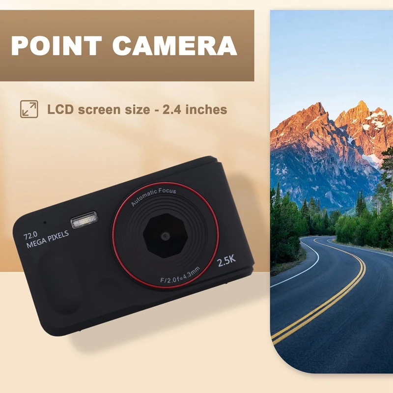 【Superdeals】Digital Camera 16X Digtal Zoom Auto Focus 2.5K HD 72MP Digital Camcorder Camera For Home Outdoor Travel