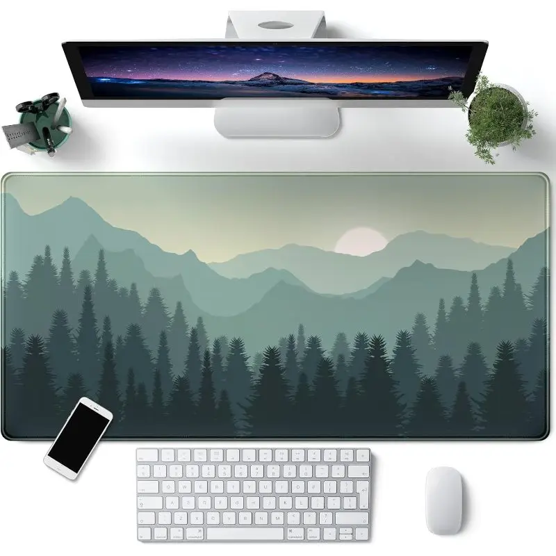 

Office Use Rectangle Cloth Mouse Pad Smooth Moving Mouse Mat Non-Slip Base For Computer Laptop Home School Daily Working Study