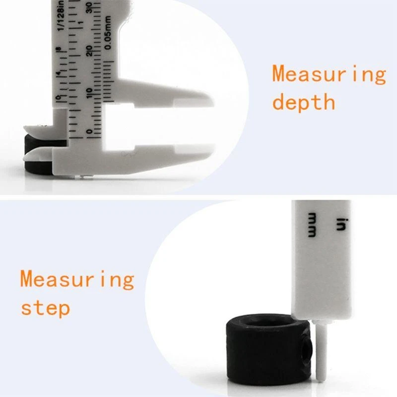 F92B Vernier-Caliper нержавеющая сталь суппорт 0-80 мм измерения инструмента измерения двойной линейки
