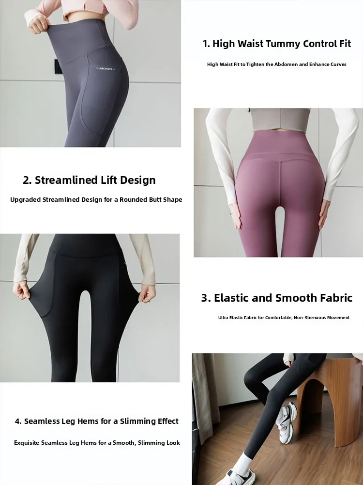 Hohe Taille Yoga Hosen Frauen Herbst Neue Sle ark Haut Gemusterte Elastische Boting Hosen für Casual Wear von