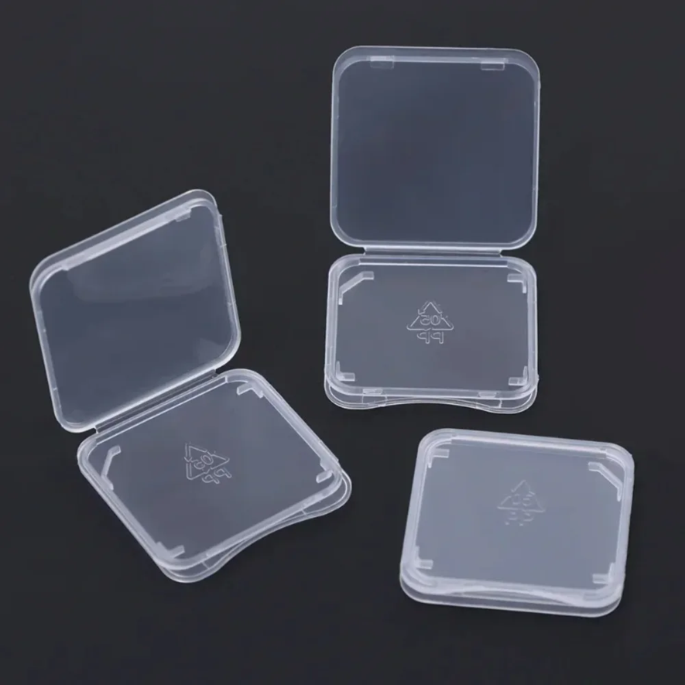 20-1Pc Transparent Card Storage Box Holder Box SD TF CF Memory Protective Case Portable Anti-loss Memory Card Clear Plastic Case