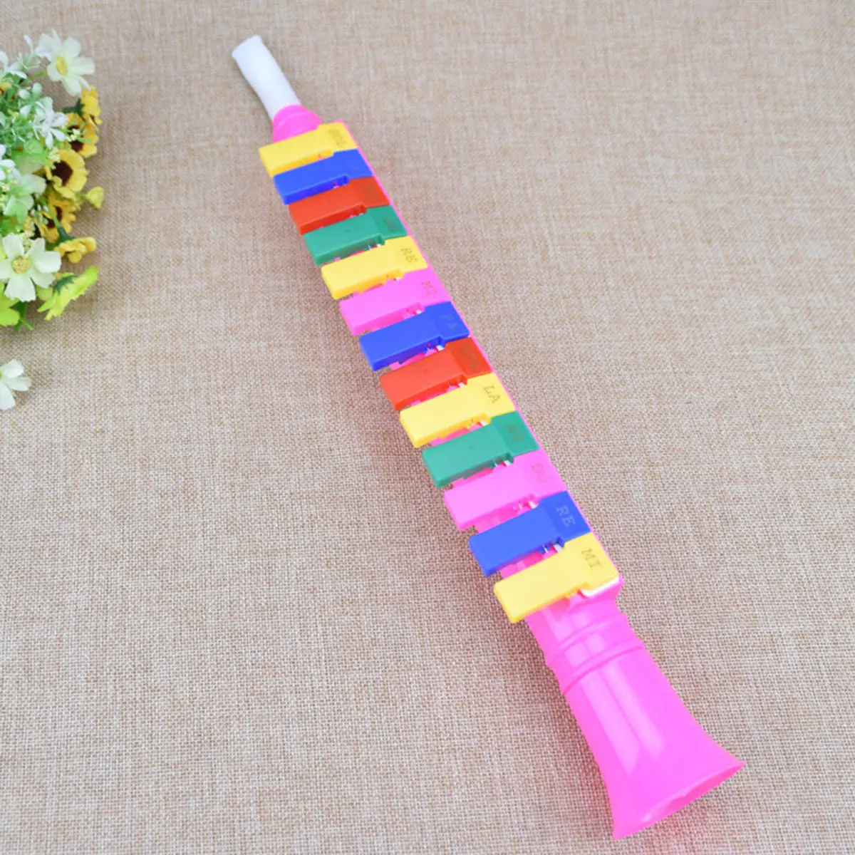 2Pcs Plastic Pianica Creative Educational Musical Instrument for Kids Child Beginner Learning Fun Playing Random Color
