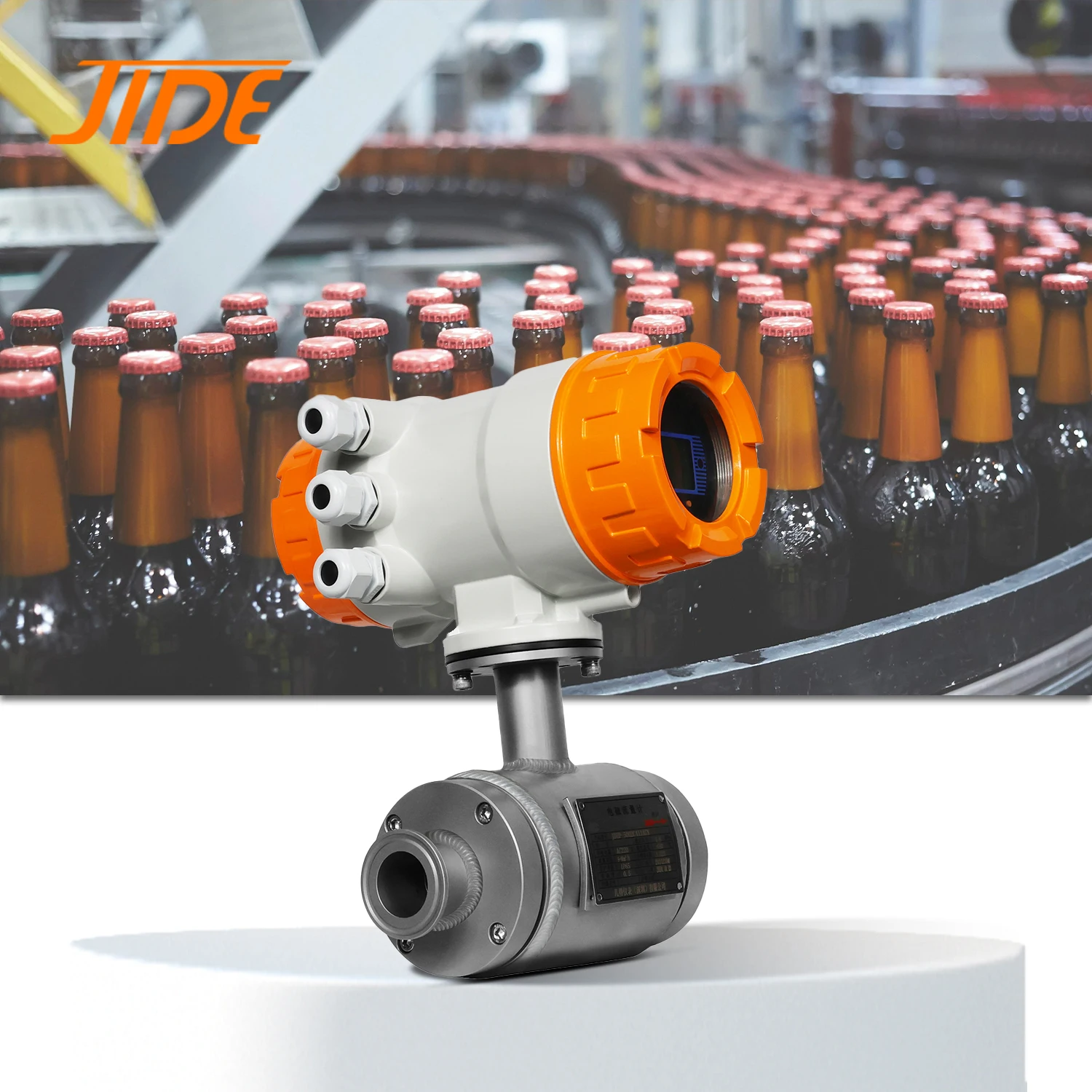 2025 Hot Selling High Accuracy RS485 Output Sanitary Electromagnetic Flow Meter for Milk Food Beverage Medicine