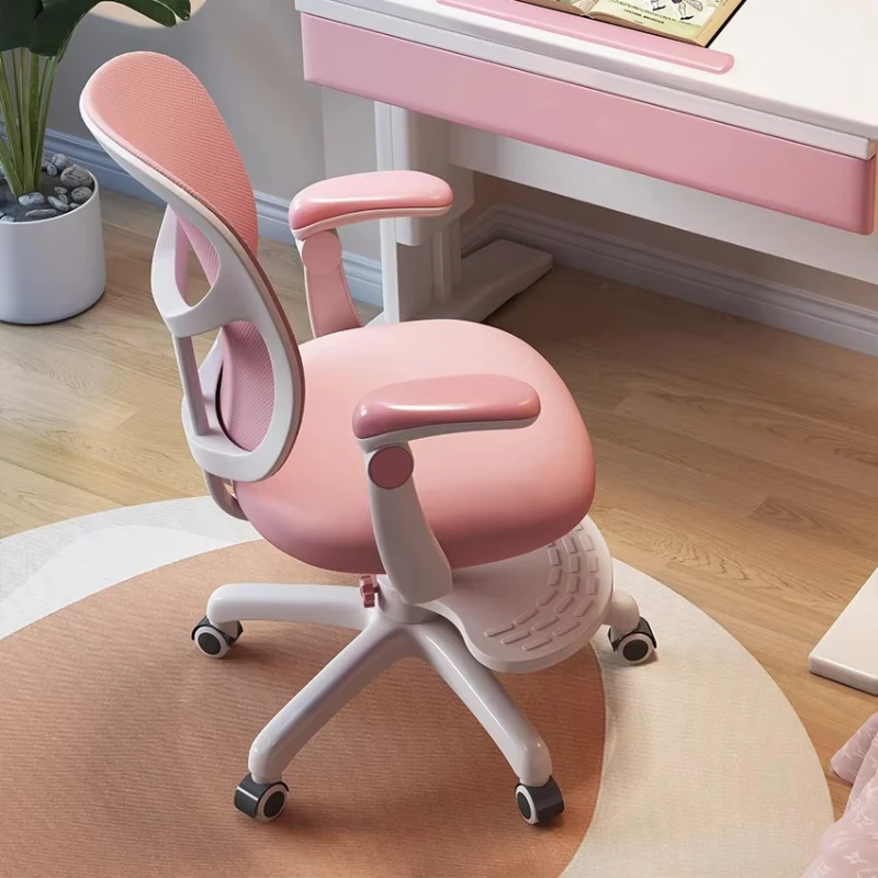 Modern design adjustable children's desks and for primary school to use at home - the correct sitting position for homework