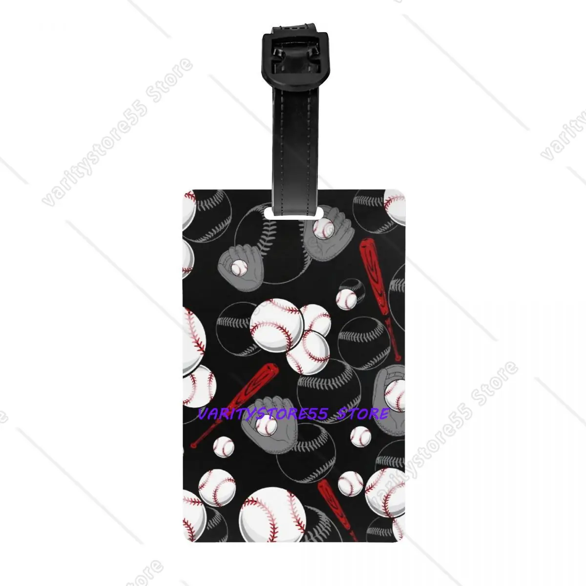 

Custom Baseball Luggage Tag for Suitcases Cute Baggage Tags Privacy Cover ID Label
