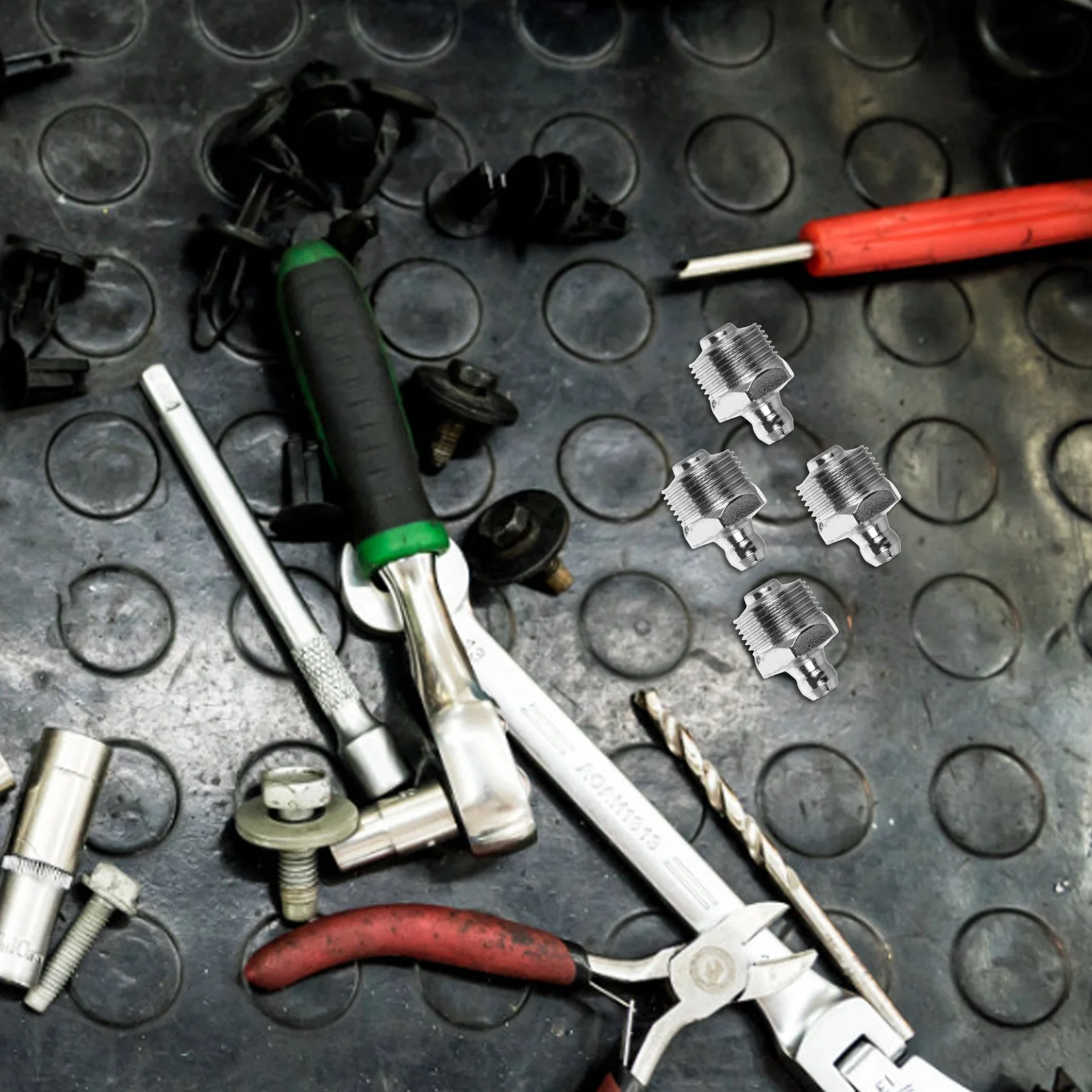 

5Pcs Grease Nozzle Tips Practical Long-Lasting Performance Compatible with Multiple Grease Sprayers Fitting Coupler for Car