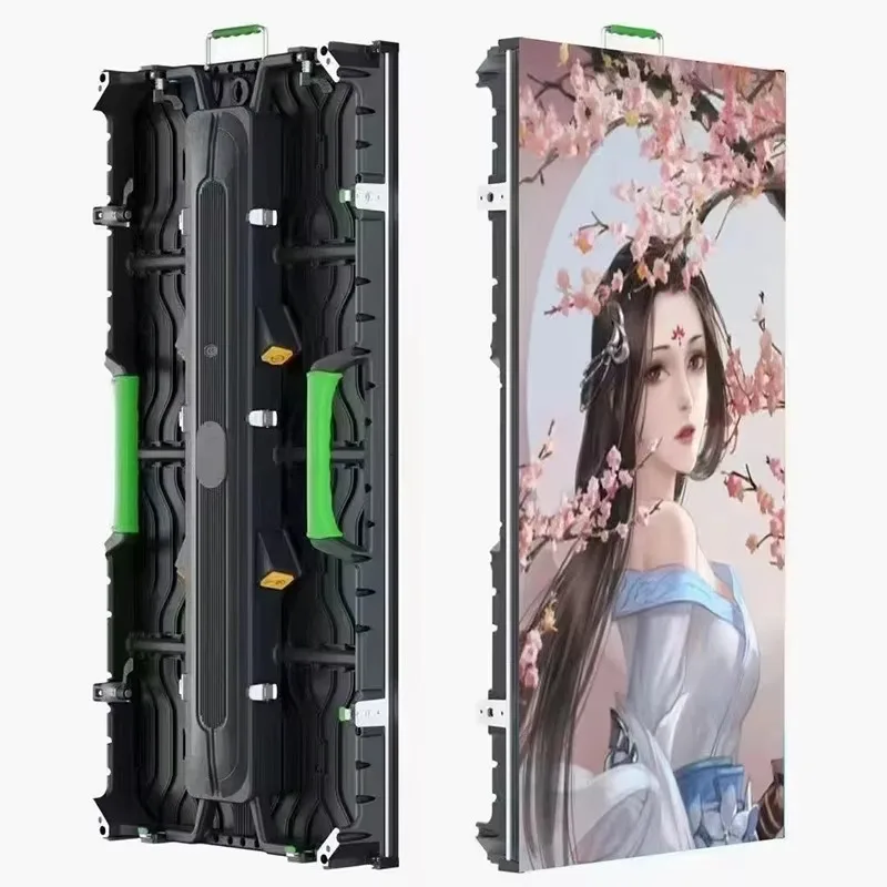 P3.91 4K HDR10 LED Wall Display, Seamless Splicing IP65 Waterproof Panel for Indoor Outdoor Stage Background Rental Events