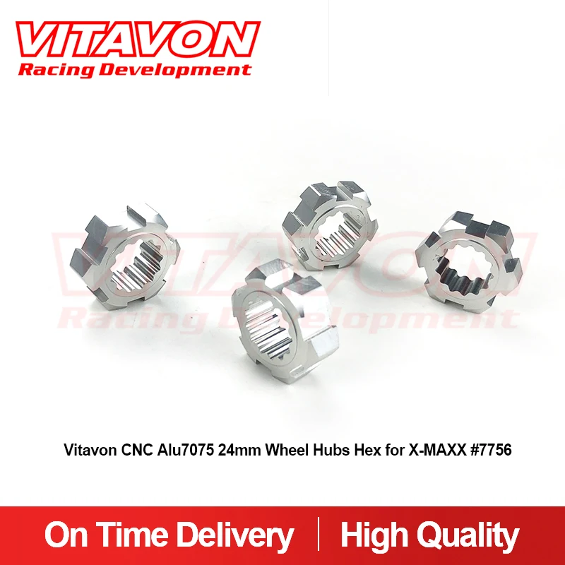 VITAVON CNC Alu 7075 24mm Wheel Hubs Hex For XRT X-MAXX #7756