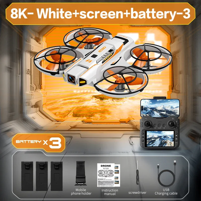 Lenovo A21Pro Mini Drone 8K GPS Professionele HD Luchtfotografie Afstandsbediening Vliegtuigen 5G HD Camera Quadcopter Speelgoed UAV